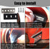 NNG 1/4” Snow Blower Impeller Modification Kit, 3 Pack Rubber Blade Snow Blower Universal for Modifies 2-Stage Machine...