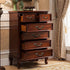 6PC Nostalgic Chic Drawer Drooping Guardrail Dresser Drawer Handles Vintage Bronze Cabinet Handles (3.78in)...