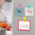 Plastic Refrigerator Magnet Clips Sets? Magnet Paper Clips, Snacks Bag Clips? Multipurpose Clips - Set of 6 (Neon Colors)...