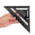 7 inch Rafter Square Aluminum Alloy Double Scale Triangle Ruler Angle Ruler Carpenter Triangle Square Rafter Tool Mensurement Tool for Woodworking...