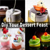 3 Pack Round Chocolate Molds, 6-Cavity Silicone Mini Cake Molds, Cookie Molds for Jelly Baking, Candy, Oreo,Pudding (D, 3Pcs/6-Cavity)...