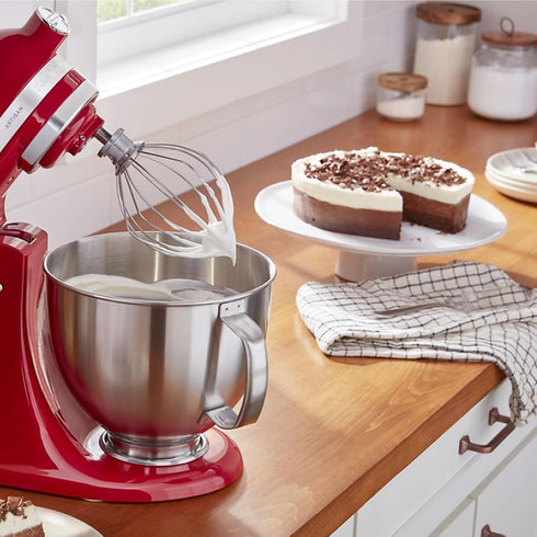 K45WW 6'' Wire Whip Compatible with 4.5-5Qt KitchenAid Tilt-Head Stand Mixer, Kitchenaid Whisk Replacement For Egg Cream Stirrer, Flour Cake Ballo...