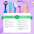 RYERCAT Dual Sided Cat Toothbrush - Kitten Toothbrush with Micro Head to fit into Cat/Kittens Mouth - Cat Dental Care Supplies - Pet Toothbrush fo...