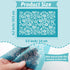 Benvo Pack of 3 Silk Screen Stencils Reusable for Polymer Clay Jewelry Earrings Print Stencils Easy Decoration Flowers Silkscreen Stencil (5.4 x 4...