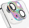 for iPhone 14 and iPhone 14 Plus Camera Lens Protector, Bling 3D Rhinestone Sparkle Diamond 9H Tempered Glass Camera Cover Anti Scratch Shockproof...