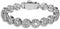 TOPGRILLZ Gold Bracelet Tennis Bracelets for Women Mens 1 Row 10mm 14K Gold Plated Iced Out Cubic Zirconia Solitaire Cluster Pulseras Para Mujer...