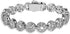 TOPGRILLZ Gold Bracelet Tennis Bracelets for Women Mens 1 Row 10mm 14K Gold Plated Iced Out Cubic Zirconia Solitaire Cluster Pulseras Para Mujer...