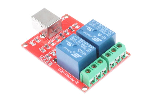 NOYITO 2-Channel 5V Computer USB Control Switch Relay Module Drive-Free Relay Module Plug and Play Suitable for PC Smart Controller......