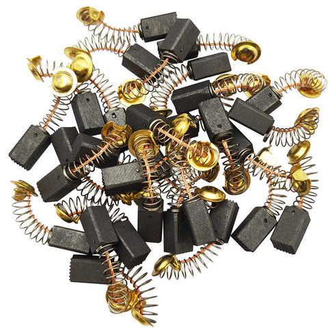 30Pcs Motor Carbon Brush 6.5x7.5x12.5mm Angle Grinder Carbon Brushes 21# Replacement Generic Electric Motor Power Tool Part...