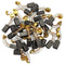 30Pcs Motor Carbon Brush 6.5x7.5x12.5mm Angle Grinder Carbon Brushes 21# Replacement Generic Electric Motor Power Tool Part...