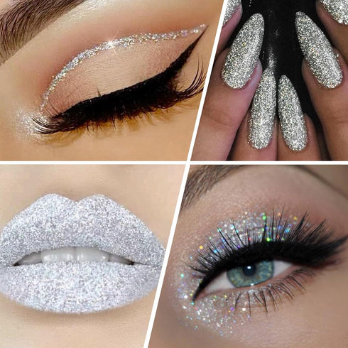 Glitter Powder for Resin Ultra Fine, 150g Spray Glitter for Tumblers, Makeup Face Eye Hair Body, Crafts Painting Arts, Nail Art DIY Decoration (Fl...