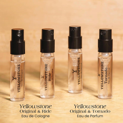 Yellowstone Discovery Set by Tru Western - 2 Ml Sample Set - Men's and Women's...