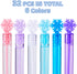 32 Pieces Frozen Bubble Wands,6 Color Mini Snowflake Bubble Wands Kids Party Favors,for Birthday Party,Theme Party,Summer Outdoor Gifts,Christmas ...
