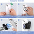 OUTXE Universal Phone Holder for Stroller, Magnetic Push Cart Handlebar Mount for Walking, Compatible with Magsafe Cell iPhone/Android and Cellpho...