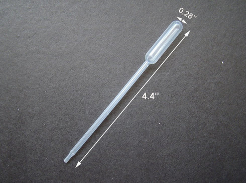 YXQ 500Pcs 0.5ml Clear Plastic Fine Tip Dosing Disposable Dropper Transfer Liquids Pipetting Pipette...
