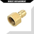Pressure Washer Coupler/Outer Washer Gun Adapter Universal for Car/Durable Brass 1/2" / 1 Pcs Copper Tone...
