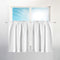 Barossa Design Waffle Weave Half Window Tier Curtains: Small Bathroom Window Curtains Waterproof with 36 inch Length Short Length for Cafe & Kitch...