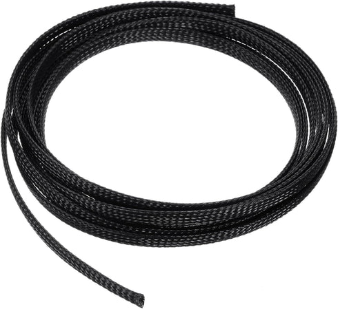 uxcell 10 Ft - 1/4 Inch Expandable Braided Cable Sleeve, PET Cable Management Wire Sleeving Cord Protector, Wire Wrap Loom Tube for TV Computer Au...