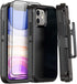 for iPhone 11 Case with Belt Clip Holster Kickstand & 2 Screen Protector, Full Protection Heavy Duty Phone Case, Shockproof Drop-Proof Durable Cov...