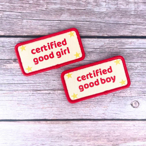 Certified Good Boy Girl Dog Harness Patches | Hoop & Loop Funny Cute Dogs Patch for Removable Vest Collar Tactical Working Moral Training Tracking...