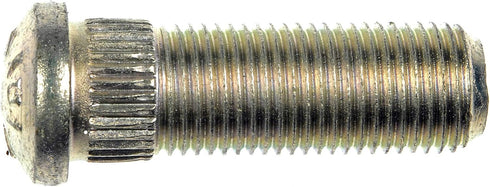 1/2-20 Serrated Wheel Stud - .535 In. Knurl, 1-17/32 In. Length...