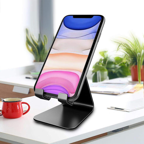 CreaDream Cell Phone Stand, Cradle, Holder, Aluminum Desktop Stand Compatible with Switch, All Smart Phone, iPhone 11 Pro Xs Max Xr X Se 8 7 6 6s ...