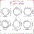 6 Pieces Wreath Die Cuts for Card Making Metal Circle Round Flower Die Cuts for Paper Crafts Border Stencils for Card Making Supplies DIY Craft, 6...