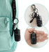 Portable Pill Organizer, Aluminium Alloy Mini Pill Holder Case Container, Waterproof Pill Warehouse with Keychain for Outdoor Sports, Camping, Hik...