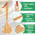 Bamboo Heart Shaped Spoon for Cooking - Wooden Cook with Love Spoon Kitchen Utensils, Valentines Mother's Day Gifts for Grandma Mom Couple Wife Ho...