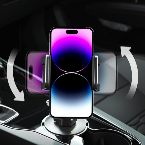 Bracketron TripGrip Universal Phone Holder for Car Cup Holder Mount - 360 Degree Rotation, Swivel Gooseneck, Expandable Base Cell Phone Cup Holder...