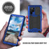 Samsung Galaxy S22 Ultra 5G 2022 Rugged case with Screen Protector Stand Camera Slide Cover for Samsung S22 Ultra Metal Military Sturdy Armour Sho...
