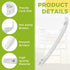 AMI PARTS 218428101 Refrigerator Door Handles Replacement Replace EA427922,AP2114539, 241711801, AH427922, PS427922...