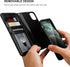 Bocasal for iPhone 11 Pro Max Wallet Case with Card Holder PU Leather Magnetic Detachable Kickstand Shockproof Wrist Strap Removable Flip Cover fo...