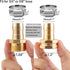 Garden Hose Repair Connector with Clamps, Fit for 3/4 Inch or 5/8 Inch Male and Female Garden Hose Fittings, 2 Set...