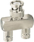 Eightwood BNC Splitter Adapter BNC Male to Dual BNC Female Tee Type 3 Way Audio RF Coax Connector...