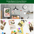 Magnetic Board Frameless Stainless Iron Strips, Magnetic Strips with Adhesive Backing Magnet Board Magnetic Bulletin Bar Board Memo Board with 7 P...