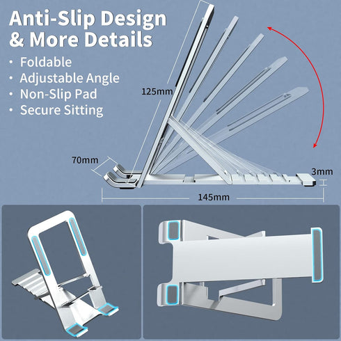 Cell Phone Stand for iPhone 14 Pro Max 13 12 11 XR Samsung A53 S22 S21 S20 Galaxy Z Flip 4 Pixel Aluminum Adjustable Cradle Holder Tablet Kickstan...