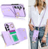 for Samsung Galaxy S24 Phone Case for Women, Crossbody Wallet Case with Credit Card Holder Lanyard Shockproof Purse Kickstand Case for Samsung Gal...