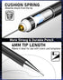 Nicpro 6 PCS Art Mechanical Pencil Set, Black Metal Drafting Pencil 0.3, 0.5, 0.7, 0.9 mm & 2PCS 2mm Graphite Lead Holder(4B 2B HB 2H) For Writing...