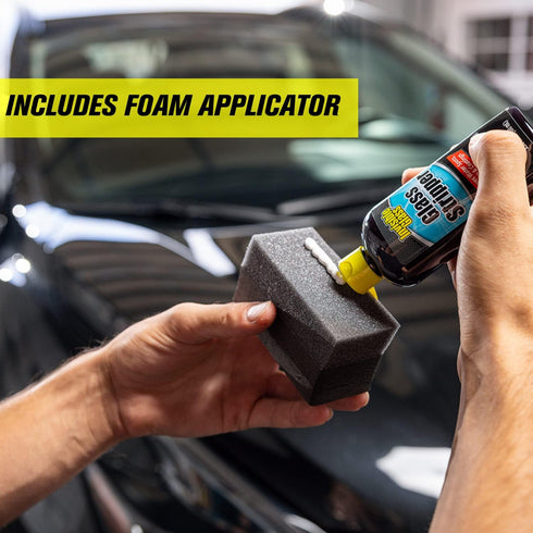 Invisible Glass 91411 Glass Stripper Hard Water Spot Remover Kit - Removes Coatings, Water Stains, Waxes, Oils, and More - Glass Polish Car Window...