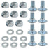 (5/16-18) 5/8""Set of 8, 784-5581A 784-5581 SnowBlowers Carriage Bolts & Nuts Kits Fits MTD 790-00117-0637 790-00120-0637 784-5581A-0637 Shave Pla...