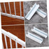 12 Pcs Safety Door Reinforcement Slot Baby Gate Reinforcement Stair Reinforcement Downstair Parts Tools for Kids Fence Reinforcement Groove Child ...