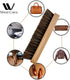 Care Shoe Brush, Protects Leather from Scuffs and Scratches, Best for All Kind of Leather Surfaces, Shoe Cleaner, Horsehair Boot Brush, Pack of 2 ...