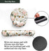 Pink Flower Desktop Mat Aesthetic Wrist Support Keyboard Mouse Wrist Rest Set, Computer Office Comfortable Wrist Rest for Mouse Easy Typing & Pain...