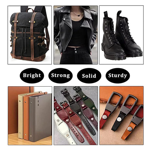 150 Sets Chicago Screw Kit 6 Color Leather Rivets Screw Rivets Chicago Screw Buttons DIY Leather Trim Black Silver Gold Copper Rose Gold ?M5*4 * 2...