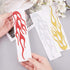 SUPERFINDINGS 6PCS 3 Colors 8x1.9Inch Flame Decals Plastic Flame Car Stickers Decals for Motorcycle Car Window Wall...