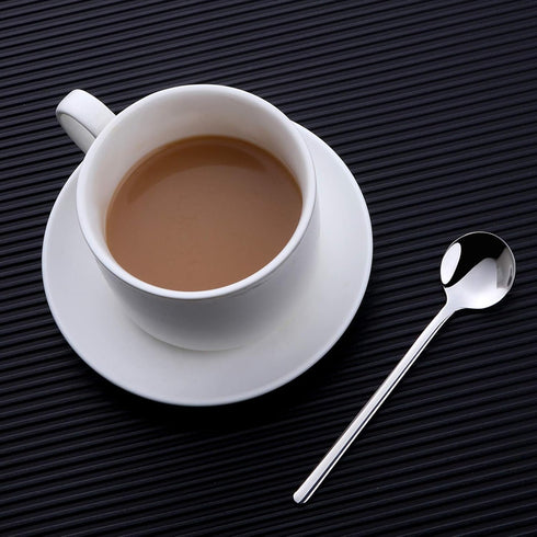 Stainless Steel 18/10 Demitass Espresso Teaspoons, Set of 8, Silver Espresso Spoons...
