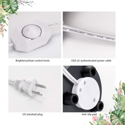 HUNANBANG 1 X Purple Tie Dye Electric Oil Warmer with a Mirrored Base...