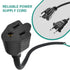 HVAC Adaptor Cord HVAC Tool Clearance Compatible with Yellow Jacket 69522 Heavy Adaptor Cord and Equipment Circuit Breaker Finder RT250 ET300 ET31...