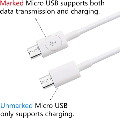 CERRXIAN 3Ft USB 2.0 Type A Male to 2 Micro USB Male Splitter Y Data Charge Connector Adapter Cable (White)...